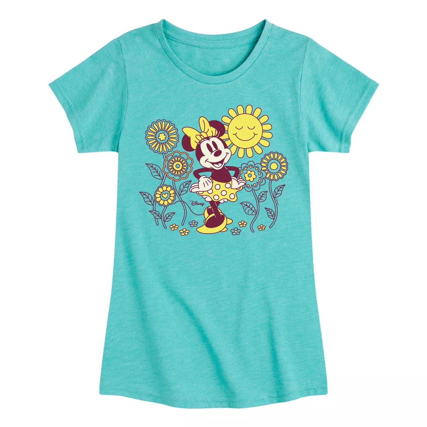 

Футболка с рисунком «Цветы» для девочек 7–16 лет Disney's Minnie Mouse Licensed Character