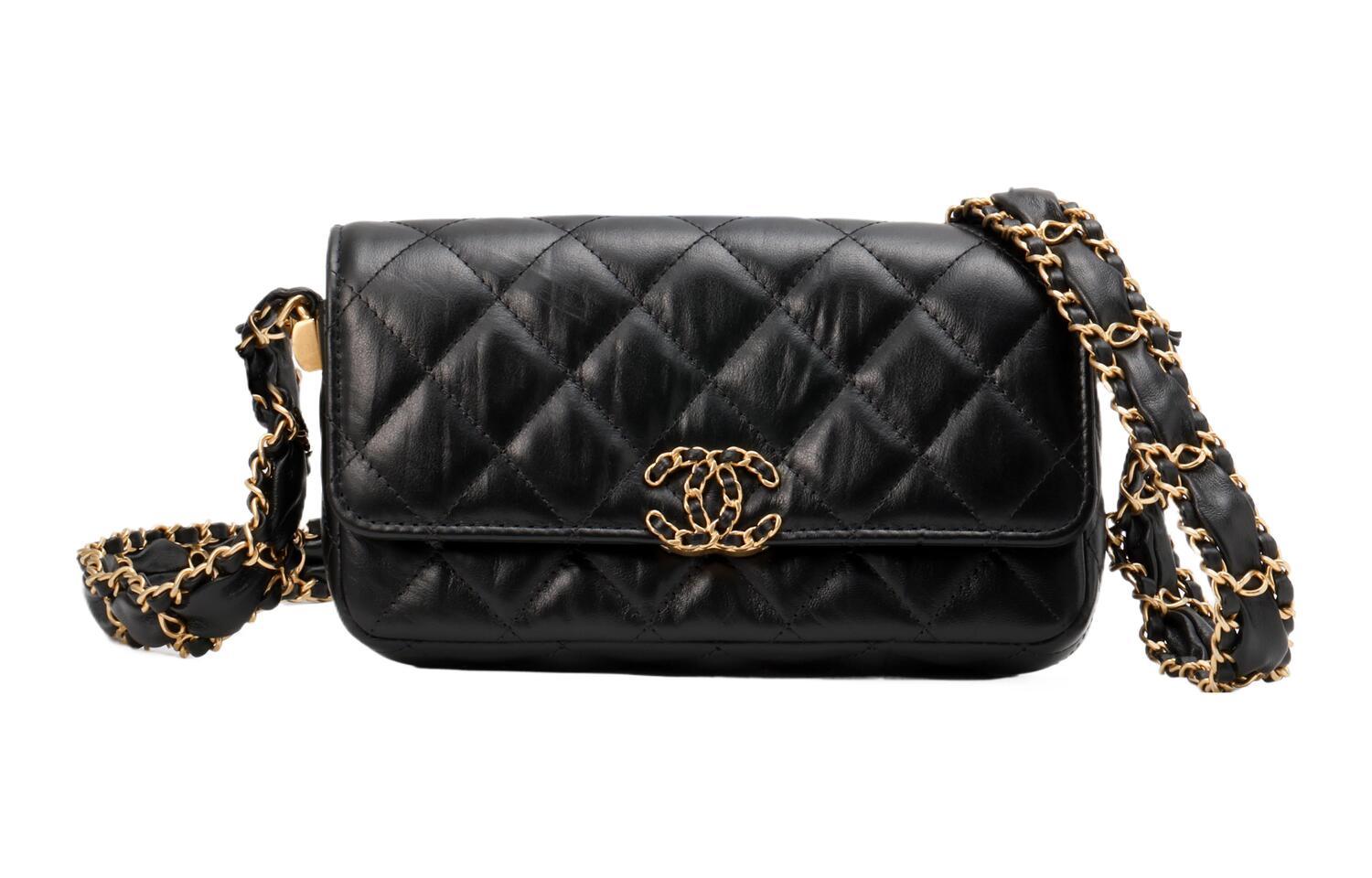 

CHANEL Кожаная сумка через плечо