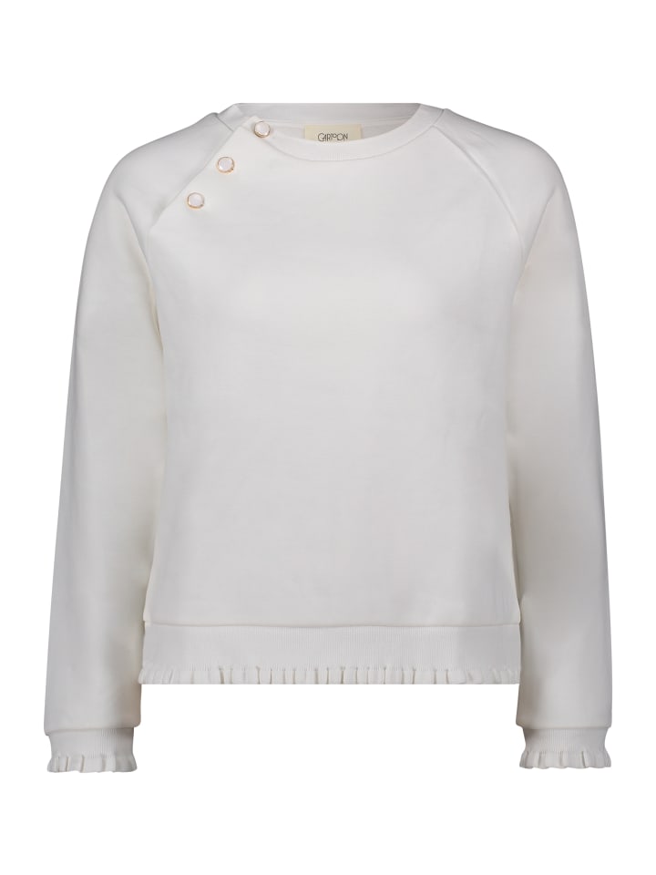 

Толстовка CARTOON Sweatshirt mit Rippbündchen, цвет Rohweiß