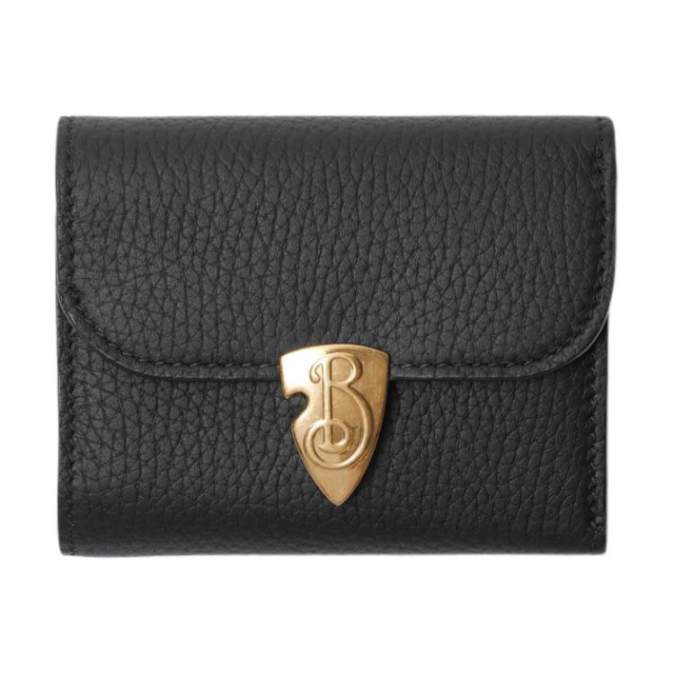 

Кошелёк из телячьей кожи женский чёрный Burberry
