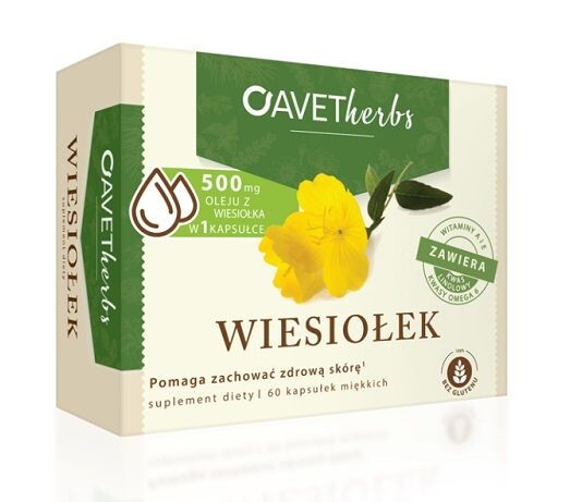 

Подготовка волос, кожи и ногтей Avet Pharma Herbs Wiesiołek, 60 шт