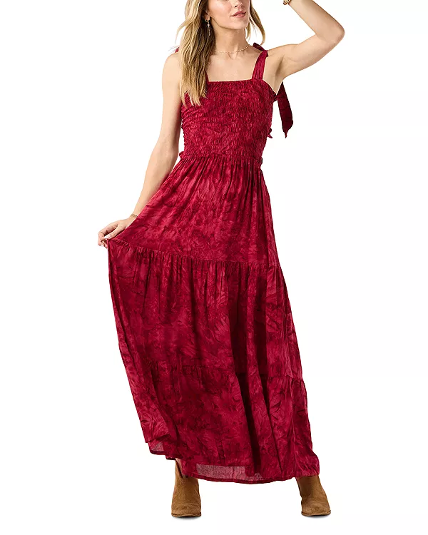 

Длинное платье Waverly, пляжная накидка Tiare Hawaii, красный