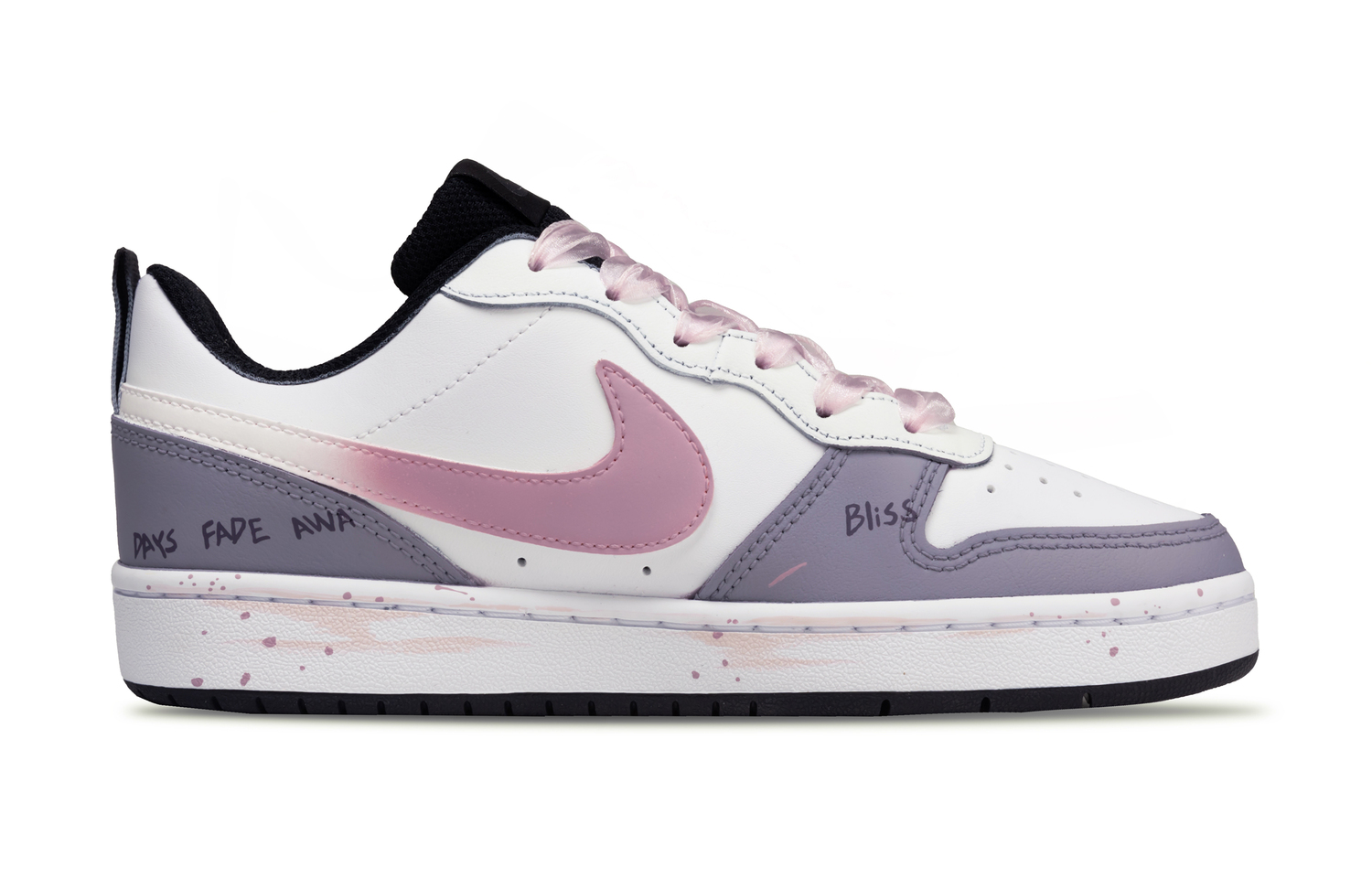 Детские скейтерские кеды Court Borough Nike, светло-фиолетовый — фото 3