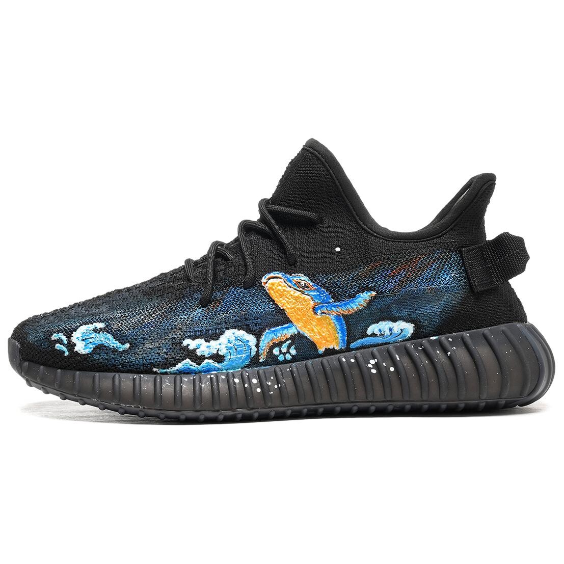

Кроссовки adidas originals Yeezy Boost 350 V2 Lifestyle Shoes Unisex Low-top Black, черный