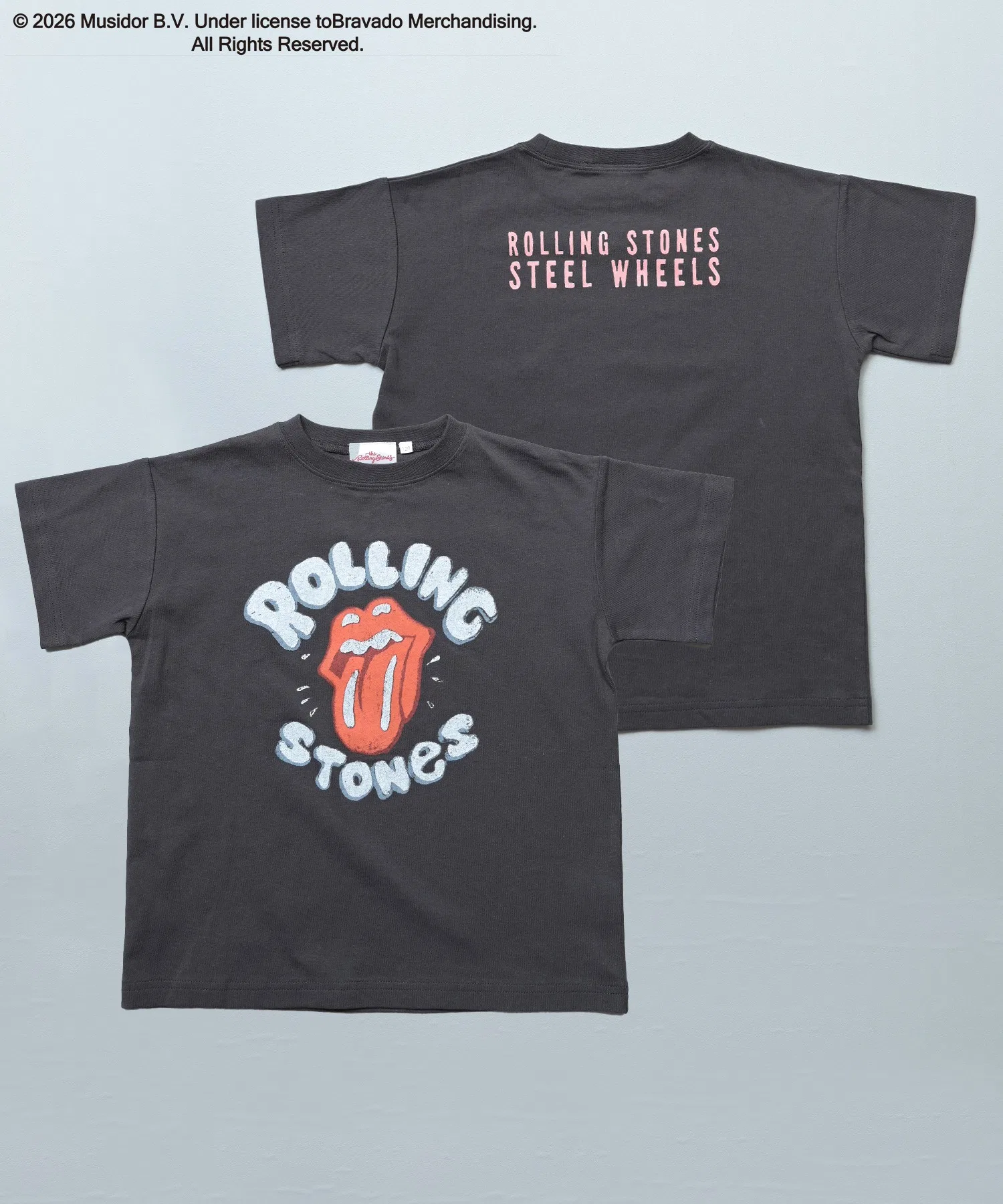 Детская футболка с принтом The Rolling Stones MARKEY'S белая — фото 2