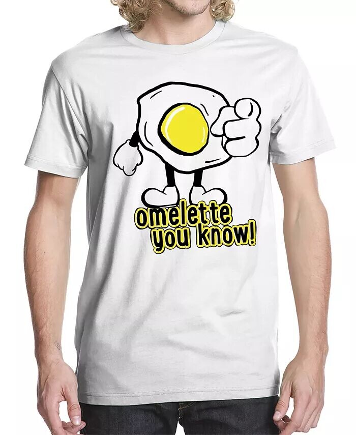 

Мужская футболка с рисунком Omelette You Know V1 Buzz Shirts