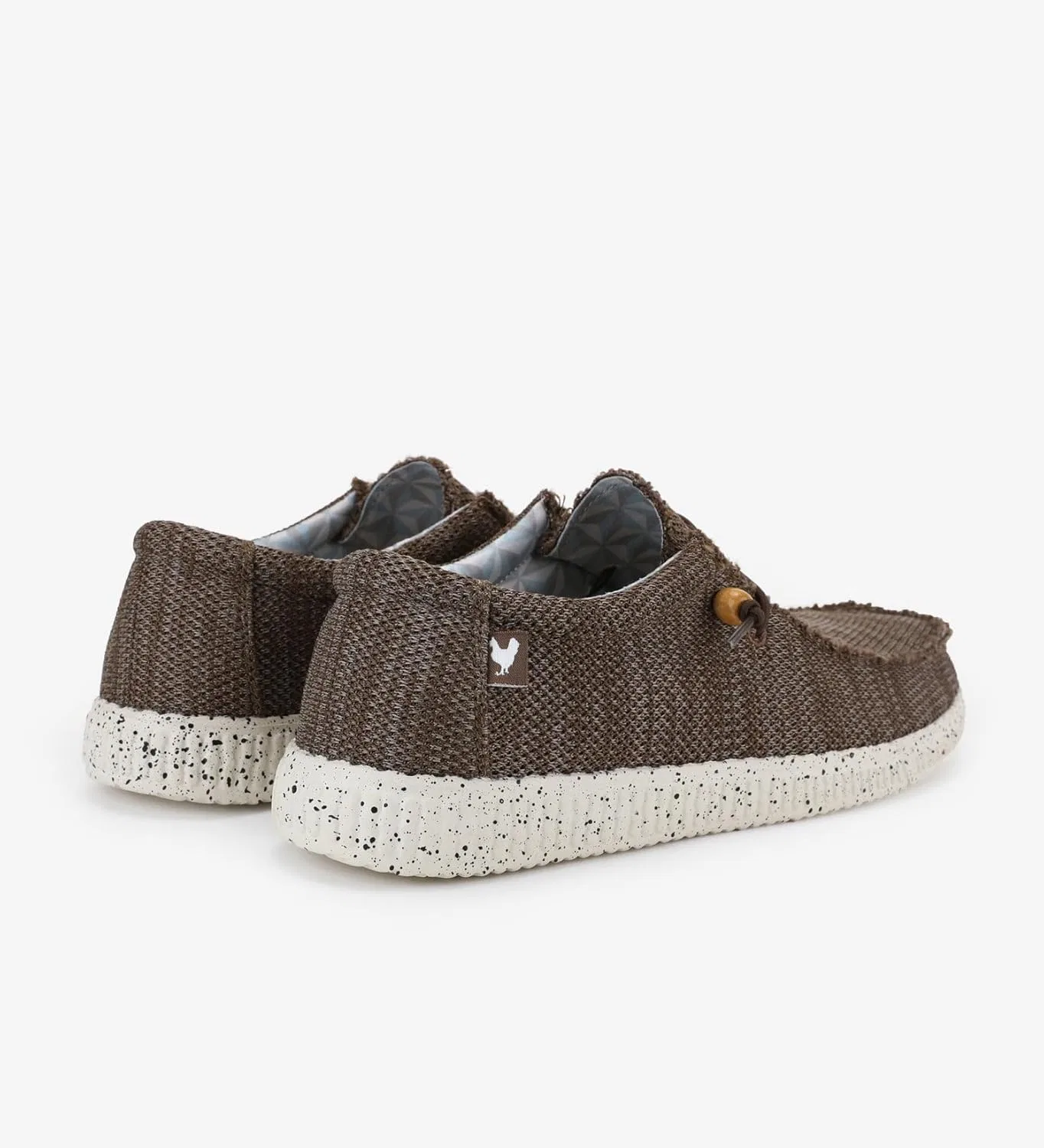 WALK IN PITAS WP150 WALLABI Вязаные мужские мокасины, плоские тапочки для мужчин, лоферы, кроссовки, обувь без шнурков, повседневная обувь Walkinpitas, Taupe — фото 2
