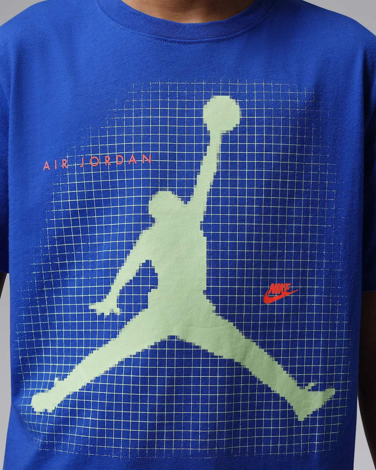 Детская футболка Jumpman Grid Blur Jordan, Game Royal — фото 4