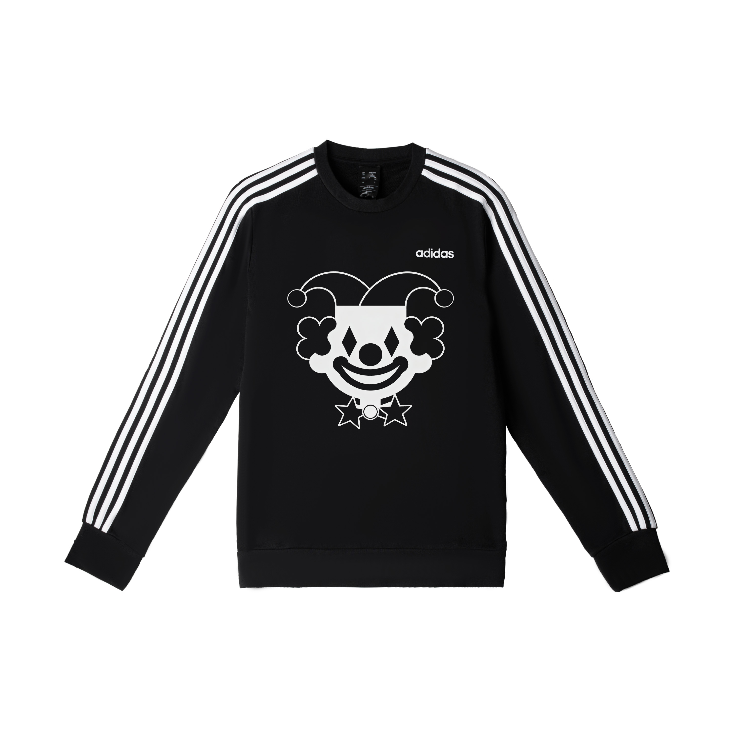 

Adidas Свитшот мужской черный с круглым вырезом Moderate