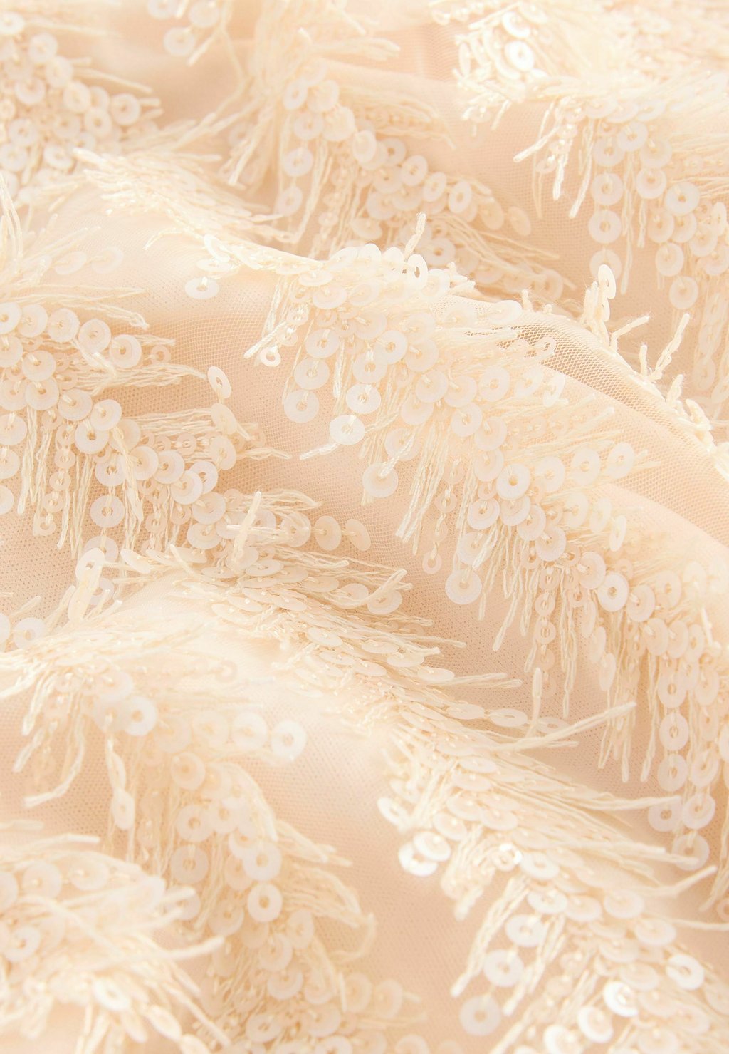 

Коктейльное платье / Вечернее платье LONG SLEEVE V-NECK FRINGE SEQUIN MINI-REGULAR FIT Next, светло-розовый