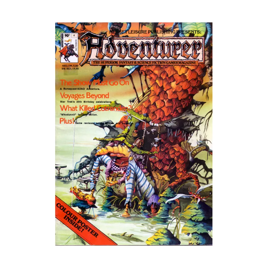 

Журнал #4 "RuneQuest/AD&D Adventure", Adventurer Magazine