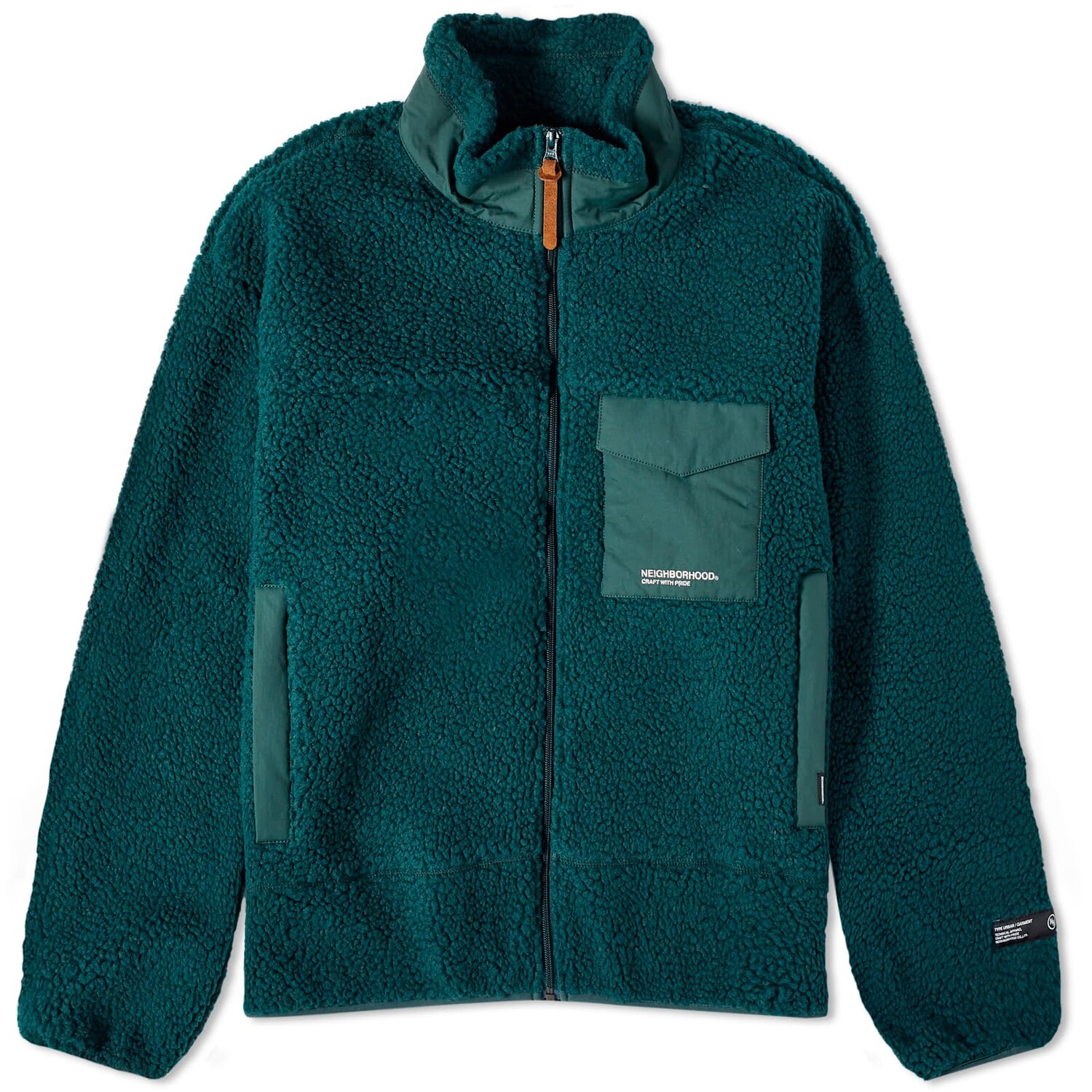 

Куртка Neighborhood Boa Fleece, зеленый