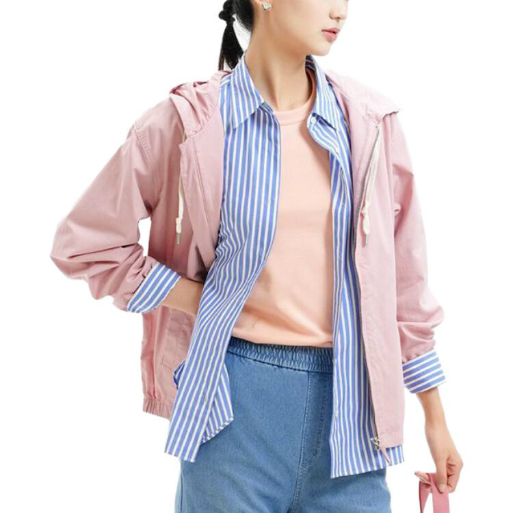 Куртка хлопковая унисекс Uniqlo, 12 розовый — фото 2