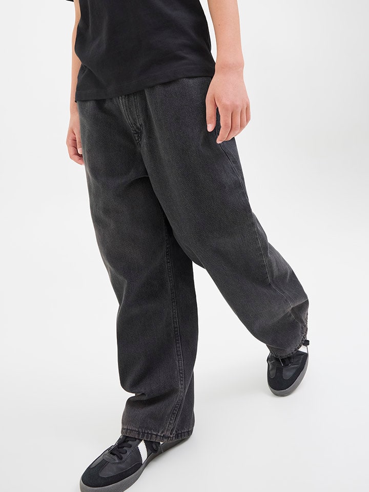 JACK & JONES Junior Джинсы «Рон» - удобный крой - черные — фото 4