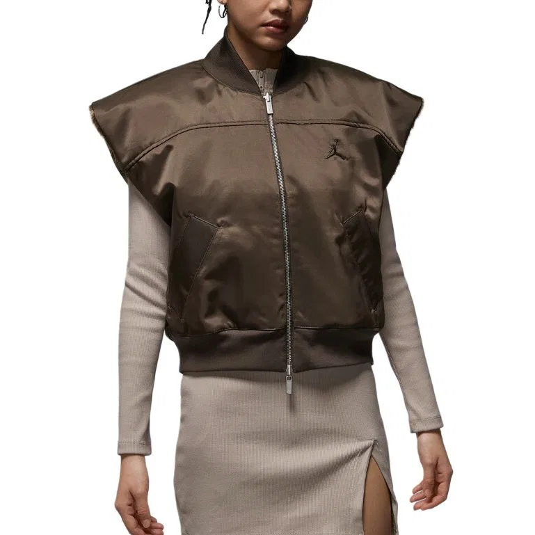 Куртка женская Brown Stand Collar Moderate Reversible Jordan