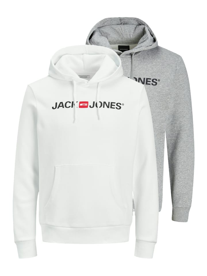 

Толстовка Jack & Jones, цвет grau/weiß