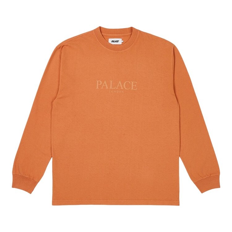 

Лонгслив Palace Washed London Long-Sleeve, оранжевый