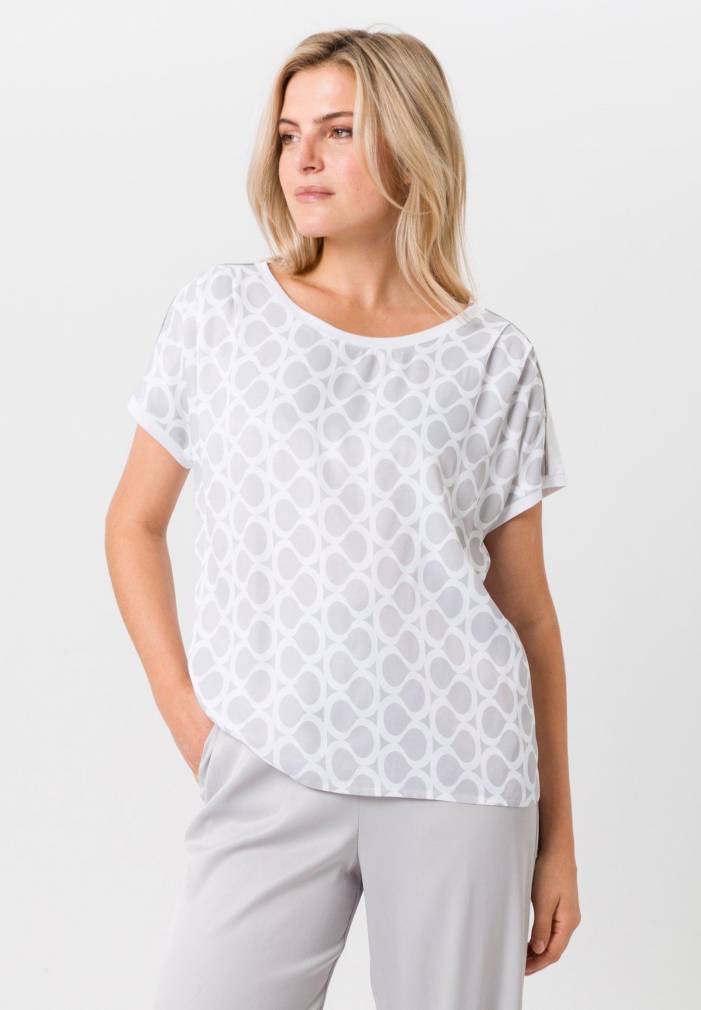 

Футболка с принтом Blouse TUZZI, мультиколор