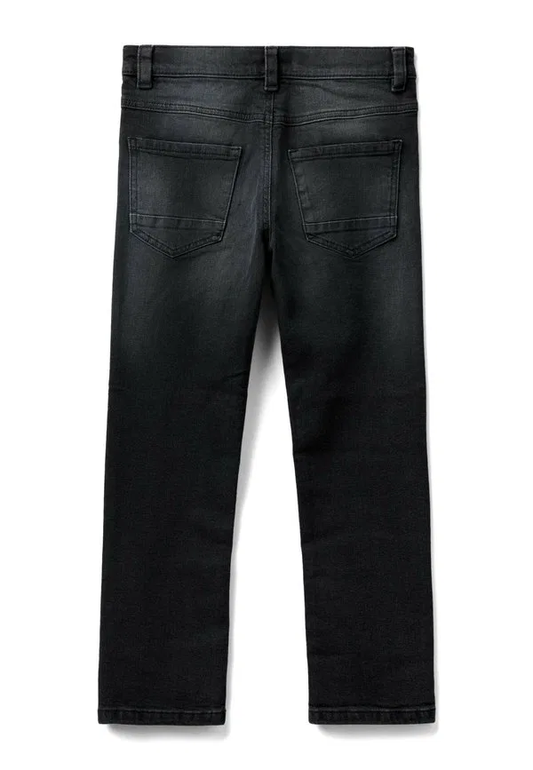 Джинсы ecorecycle с пятью карманами и прямым кроем United Colors Of Benetton, Black — фото 2