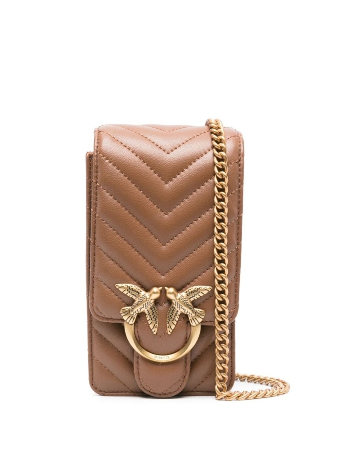 

PINKO сумка для смартфона Love One, коричневый