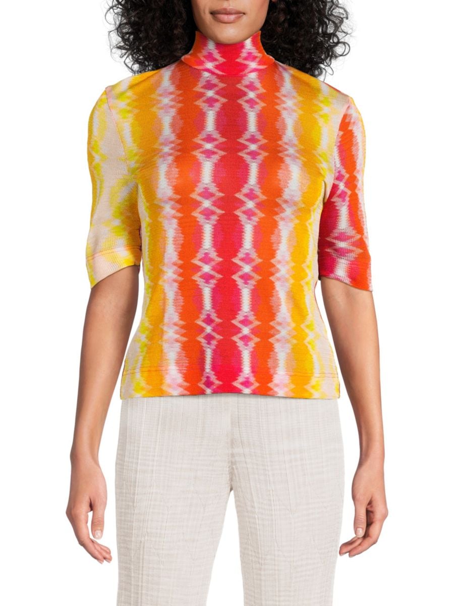 

Топ с абстрактным принтом M Missoni, цвет Yellow Multi