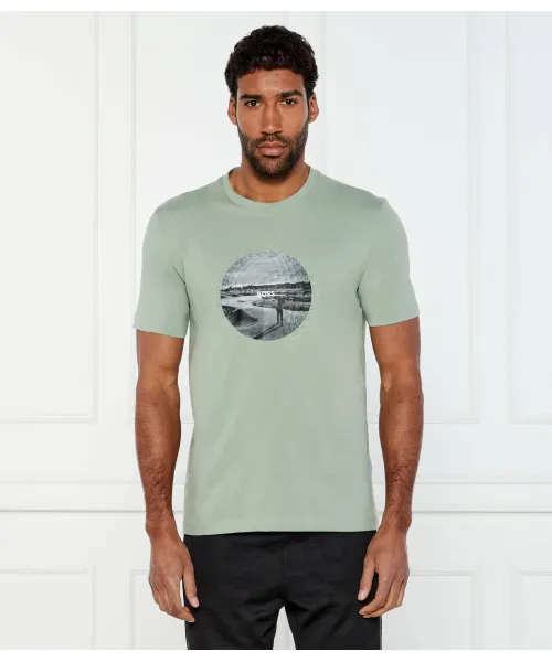 

Футболка с графическим принтом Heritage Regular fit Boss Green, зеленый