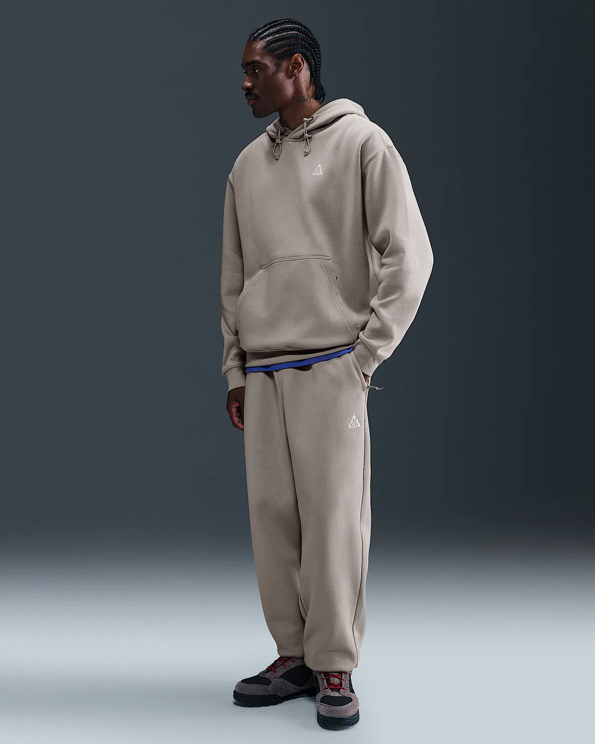 Штаны Nike ACG "Tuff Fleece", College Grey/Summit White