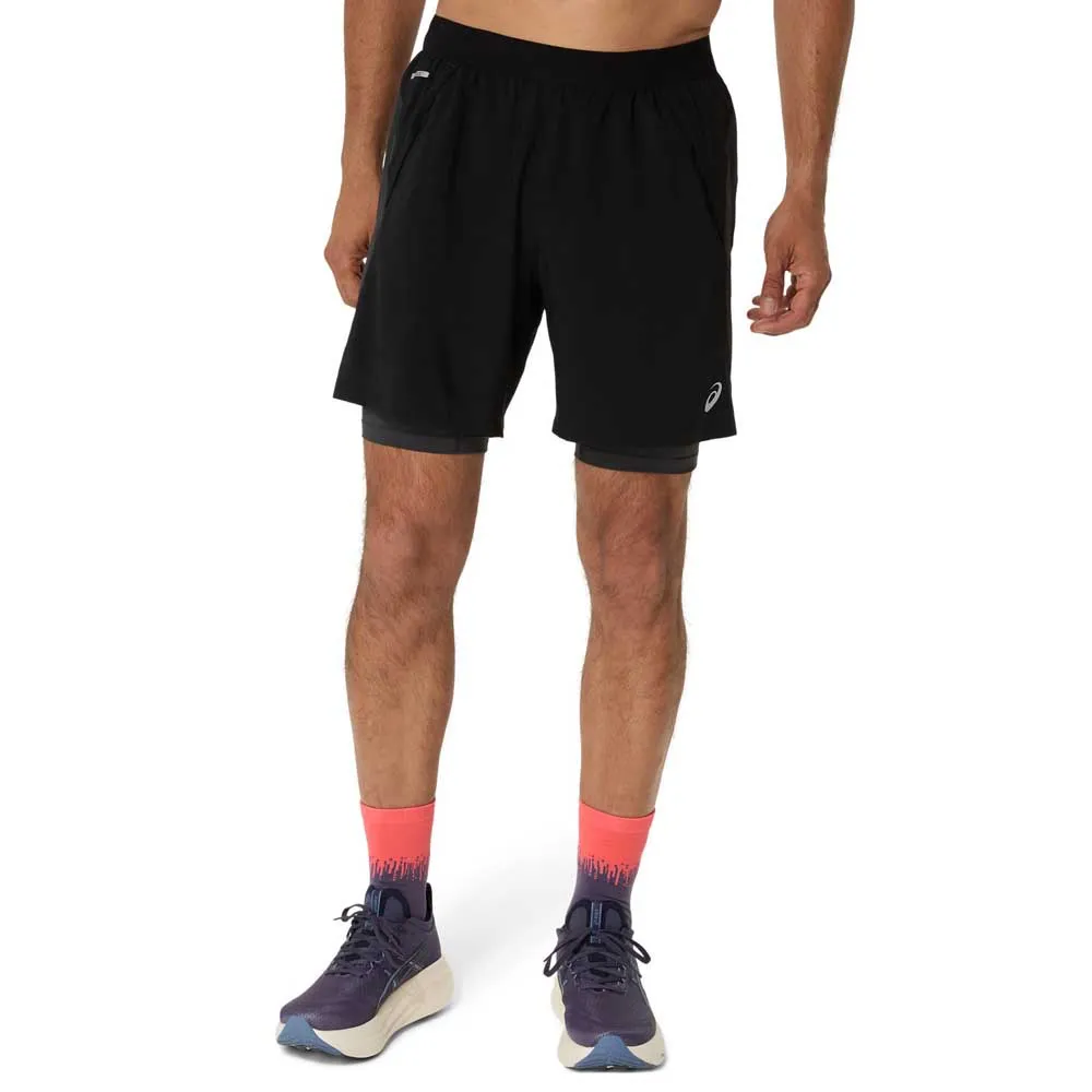

Шорты Asics Road 2-in-1 7in, черный