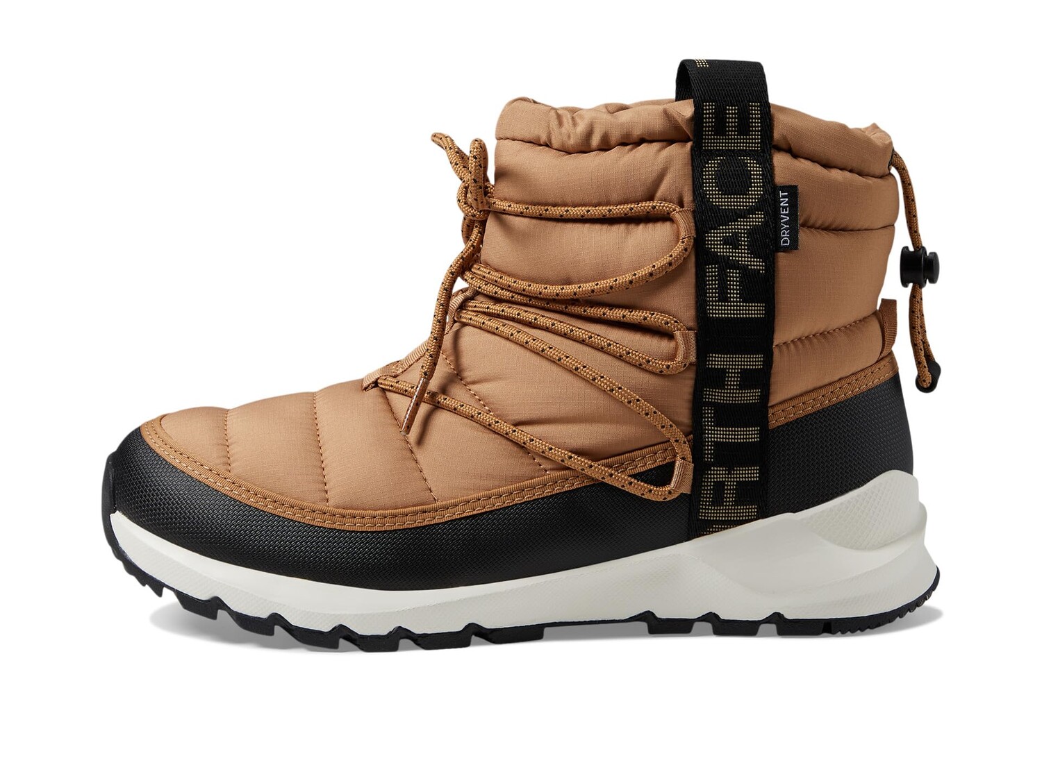 Женские ботинки The North Face ThermoBall водонепроницаемые стеганые, коричневый — фото 4
