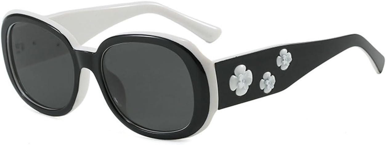 

Солнцезащитные очки Willochra Retro Oversized Square для женщин, модные градиентные очки с защитой от УФ-излучения UV400, трендовые женские солнцезащитные очки с цветочным рисунком, C3