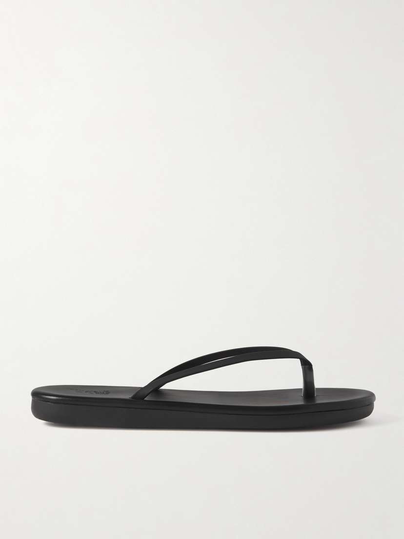 Кожаные шлепанцы Saionara Ancient Greek Sandals, черный