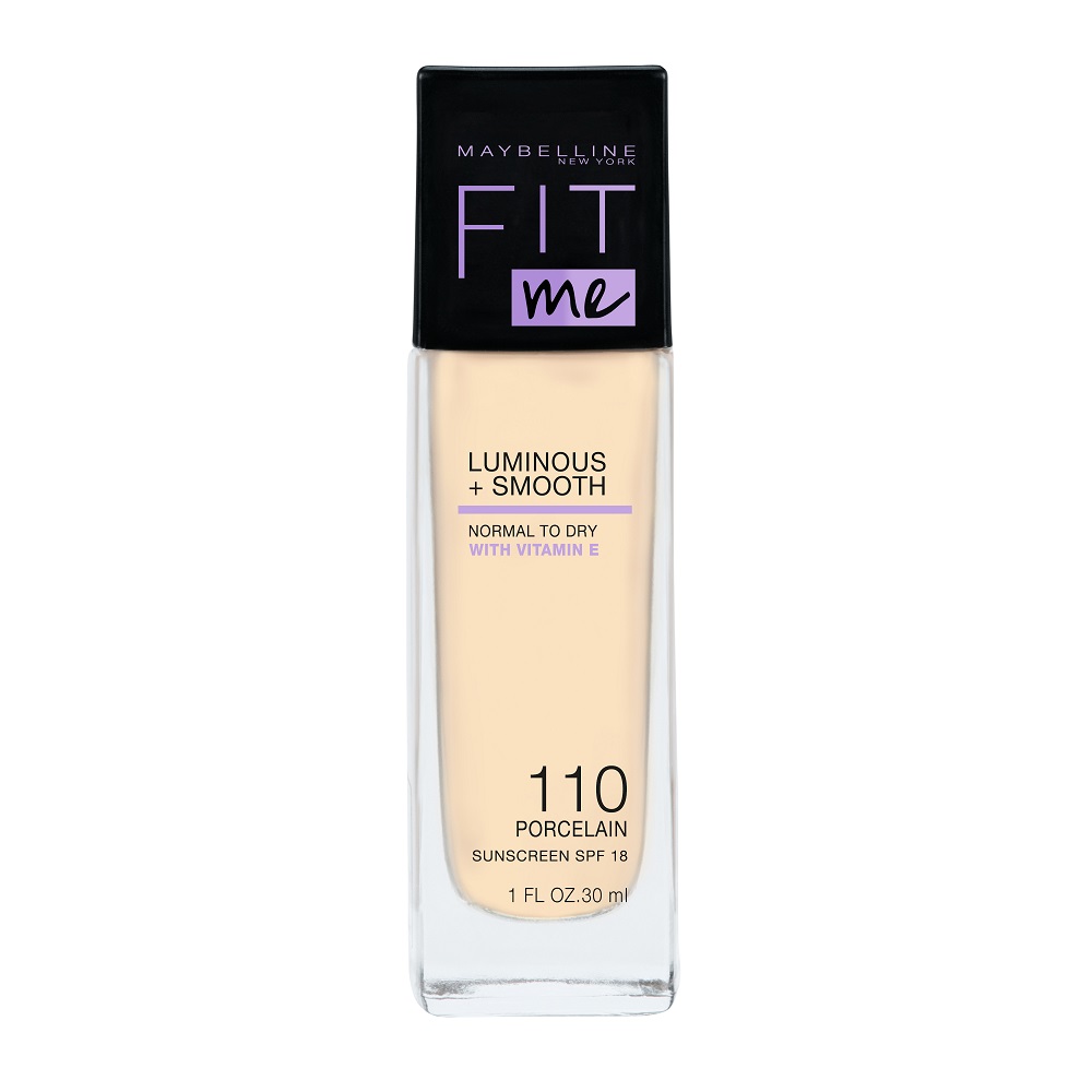 

Жидкая основа fit me luminous + smooth foundation Maybelline New York, цвет nr. 110, 30 мл