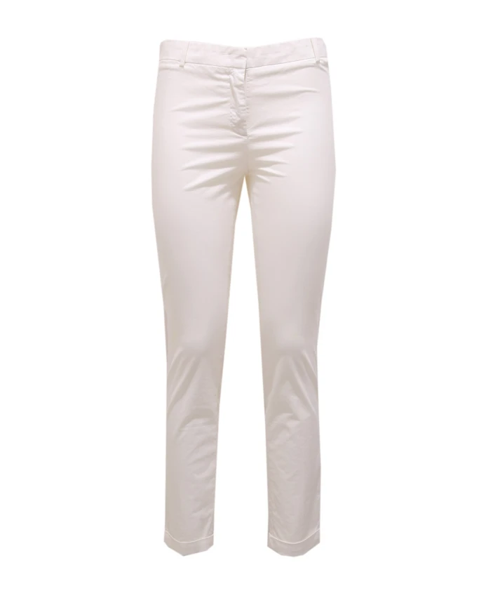 

Белые хлопчатобумажные брюки Assisi 21 Fabiana Filippi, белый