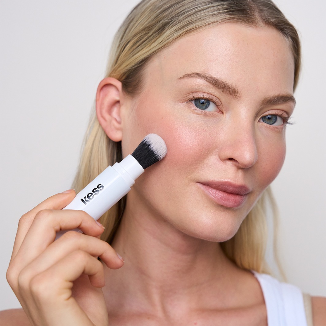 Кисть для лица blush & glow refill click-in Kess Berlin, количество 1 шт. — фото 3