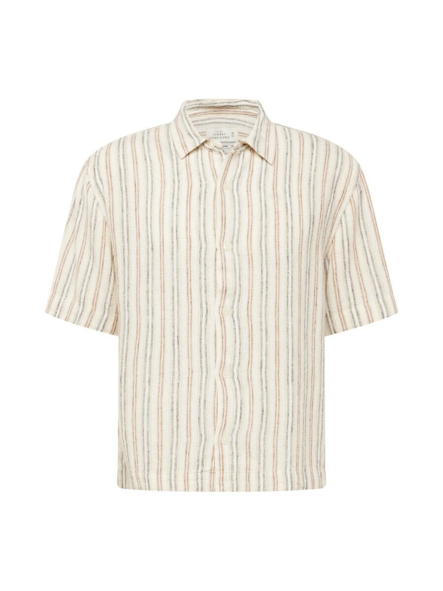 

Рубашка Abercrombie & Fitch Regular fit Button Up, кремовый