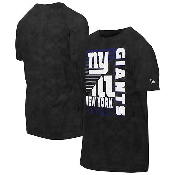 

Мужская черная футболка New York Giants oversized с эффектом enzyme washed New Era