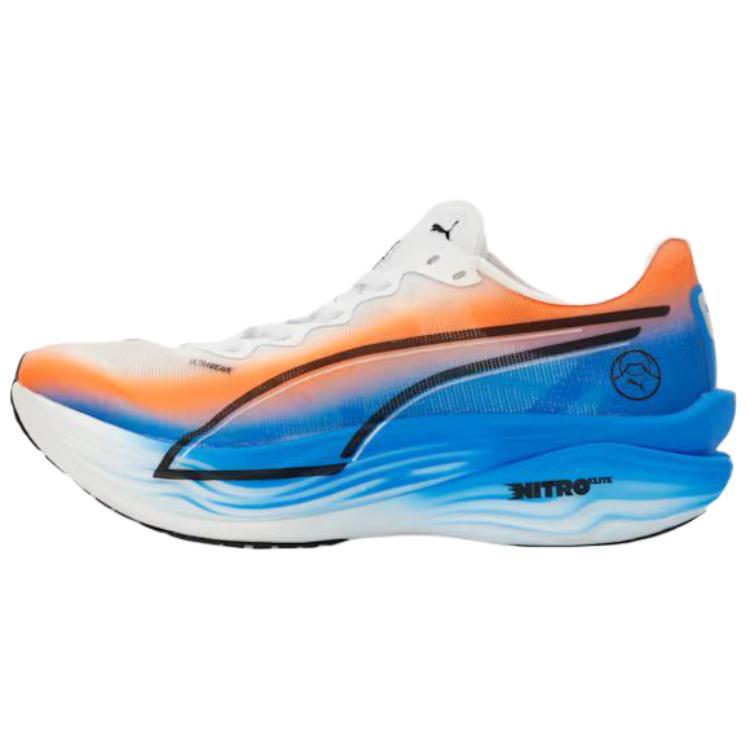 

PUMA Deviate NITRO Elite 3 легкие марафонские кроссовки для женщин белый оранжевый синий