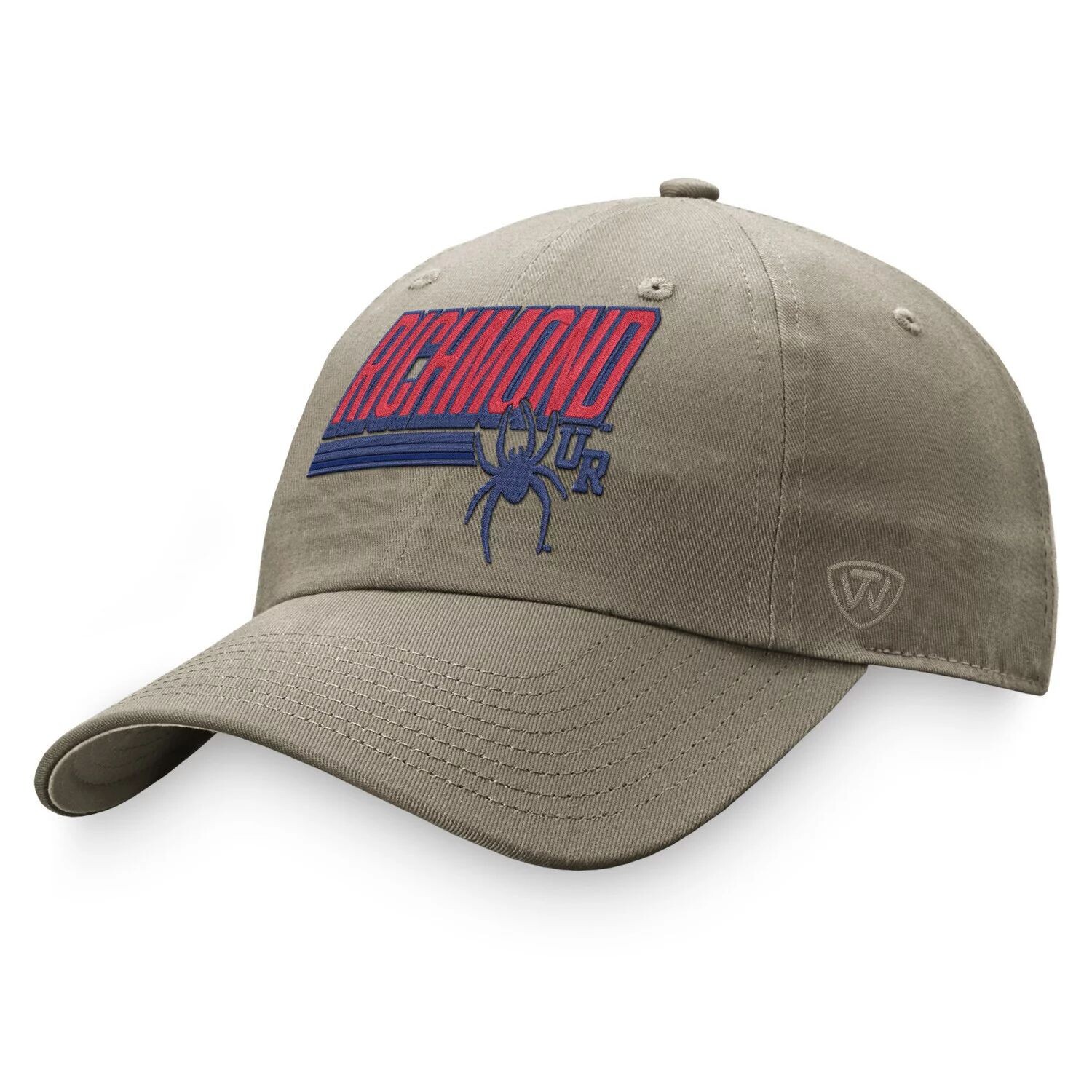 

Мужская регулируемая шляпа Top of the World цвета хаки Richmond Spiders Slice