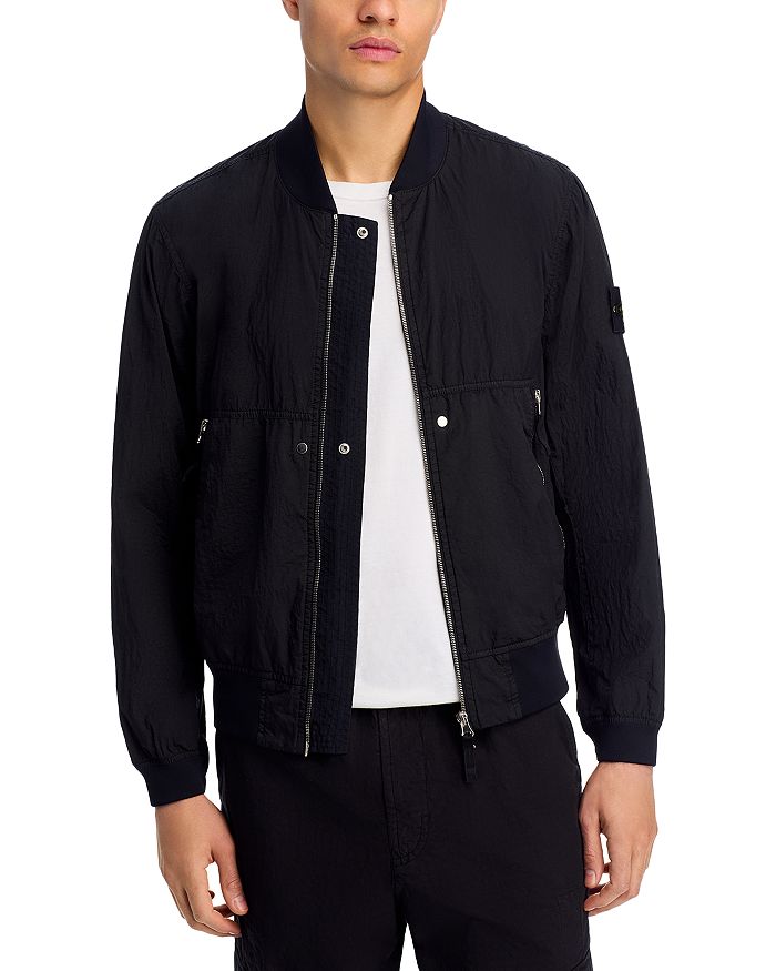 

Бомбер Regular Fit Capospalla Stone Island, черный