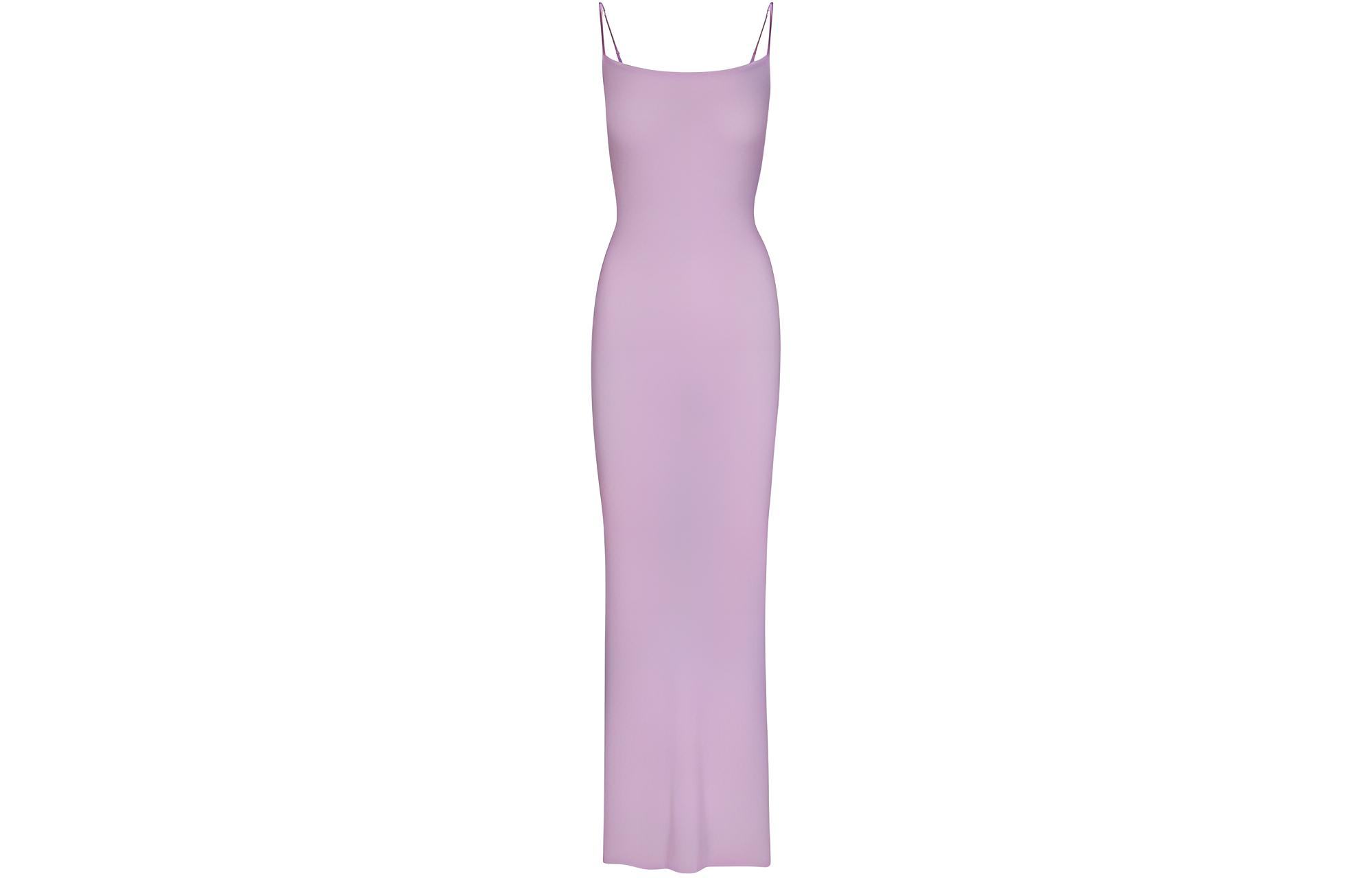 

Слиповое платье SKIMS Valentine's Day Collection SOFT LOUNGE LONG SUGAR PLUM/Sugar Plum