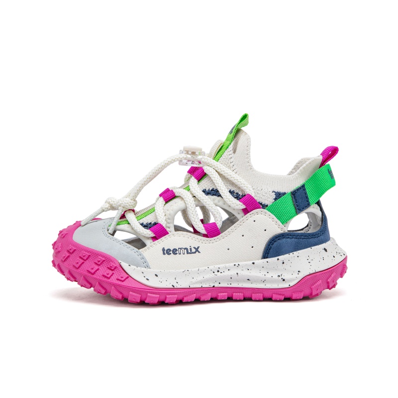 

Teenmix Коллекция сандалий дышащие низкие детские сандалии pink