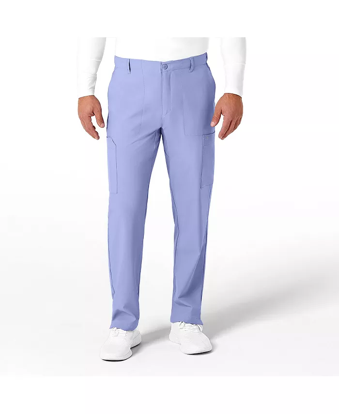 

Мужские брюки W123 Flat Front Cargo Scrub, цвет Charcoal Heather, размер XS Regular Wink, синий