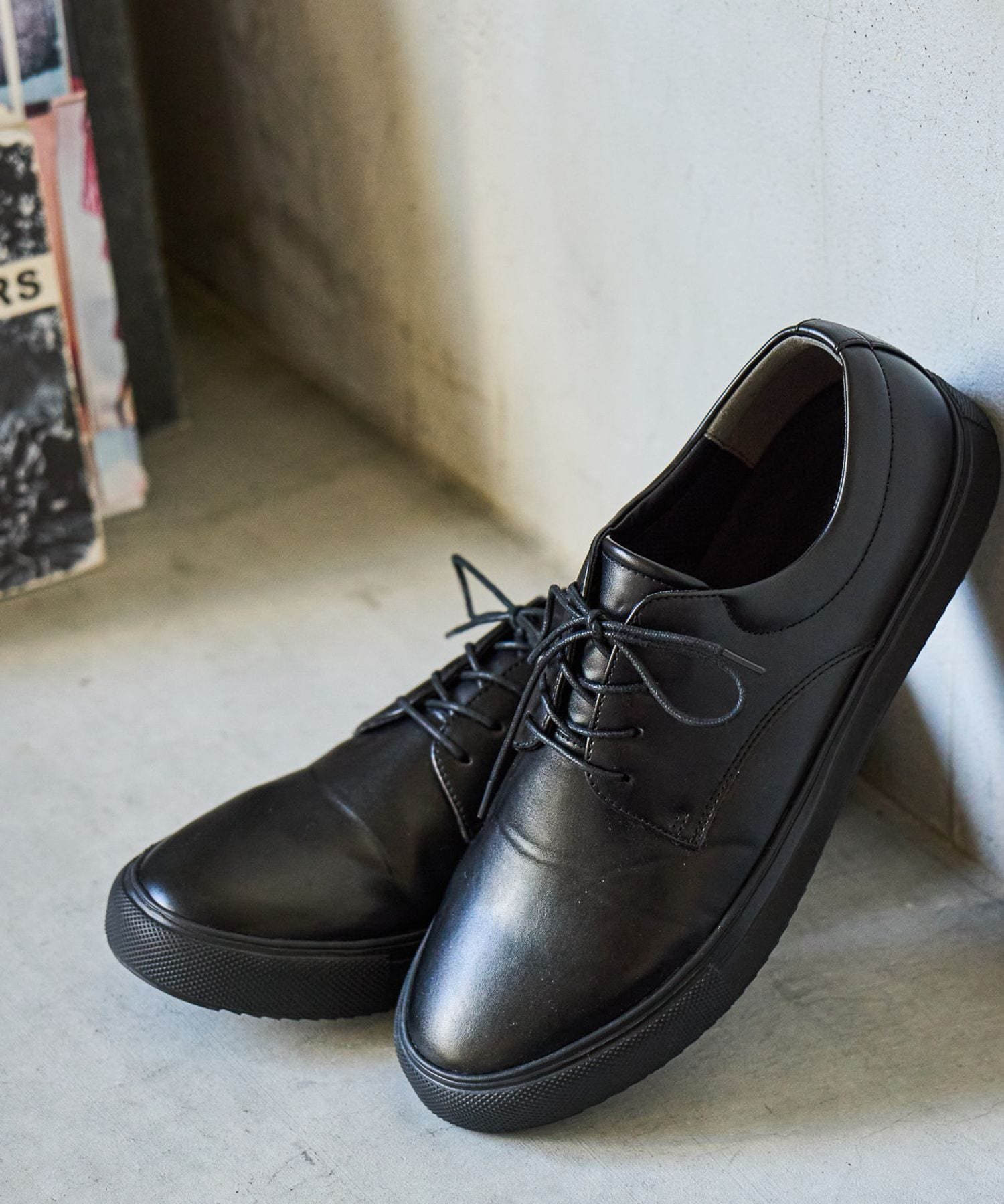 Разноцветные кроссовки из искусственной кожи Relaxation/598288 GLOBAL WORK, Plain Toe Black 09