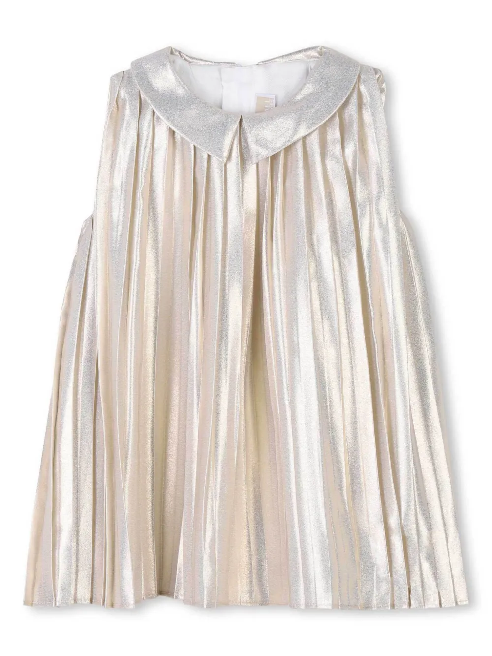 

Платье без рукавов со складками Michael Kors Kids, золотой