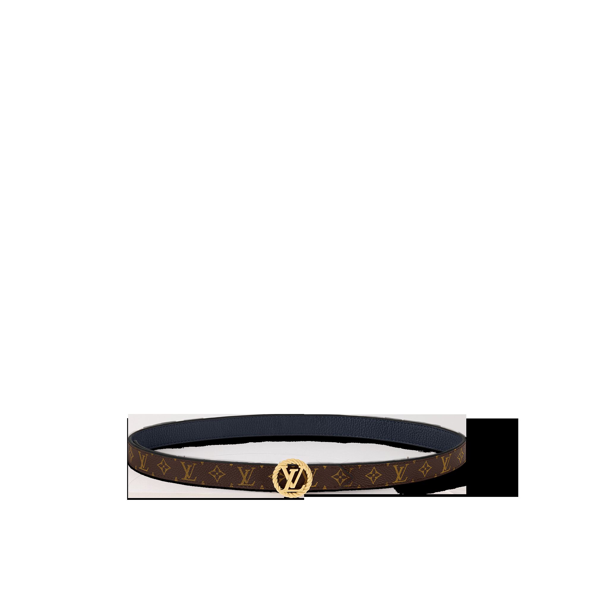 

Ремень LV Circle Nautical 20 мм, двусторонний Louis Vuitton, синий