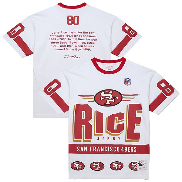 

Футболка с винтажным логотипом San Francisco 49ers и номером Jerry Rice Mitchell & Ness