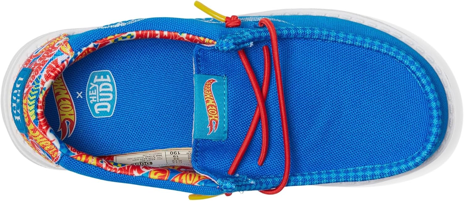 Мужские кроссовки HEYDUDE Wally Hot Wheels, синий — фото 2