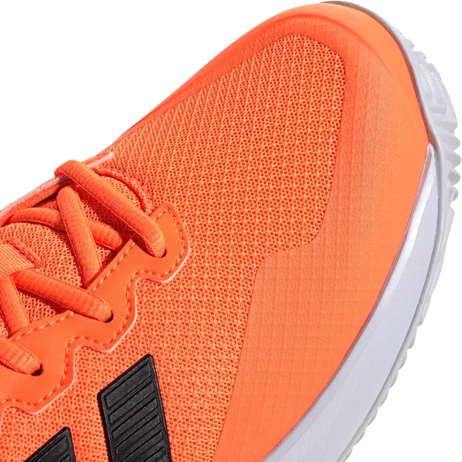 Мужские теннисные кроссовки Adidas Gamecurt 2, Lucid Orange Core Black Silver Met — фото 4