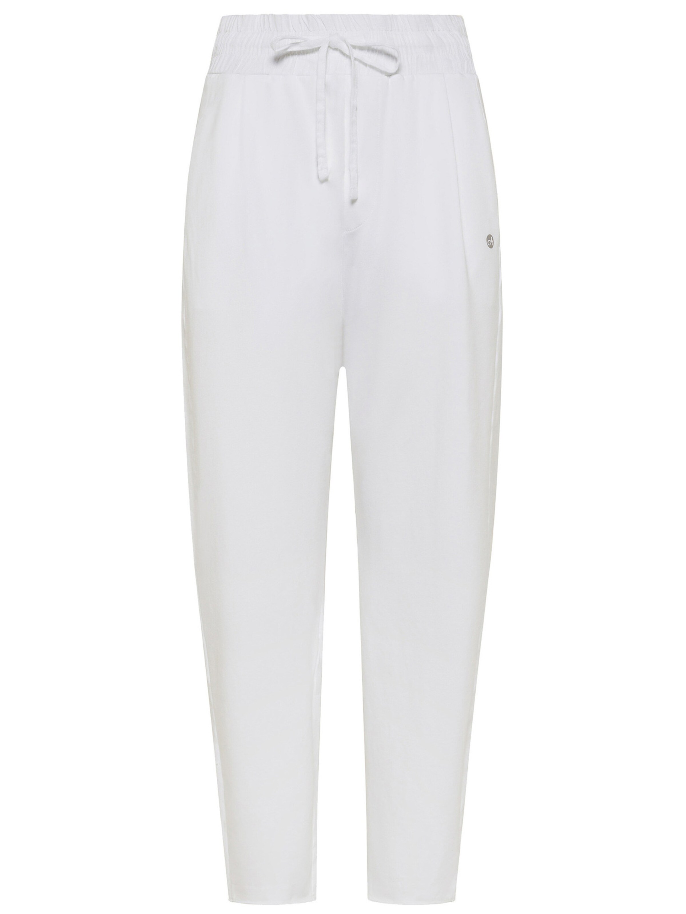 

DEHA Брюки с зауженным кроем и складками спереди в белом цвете