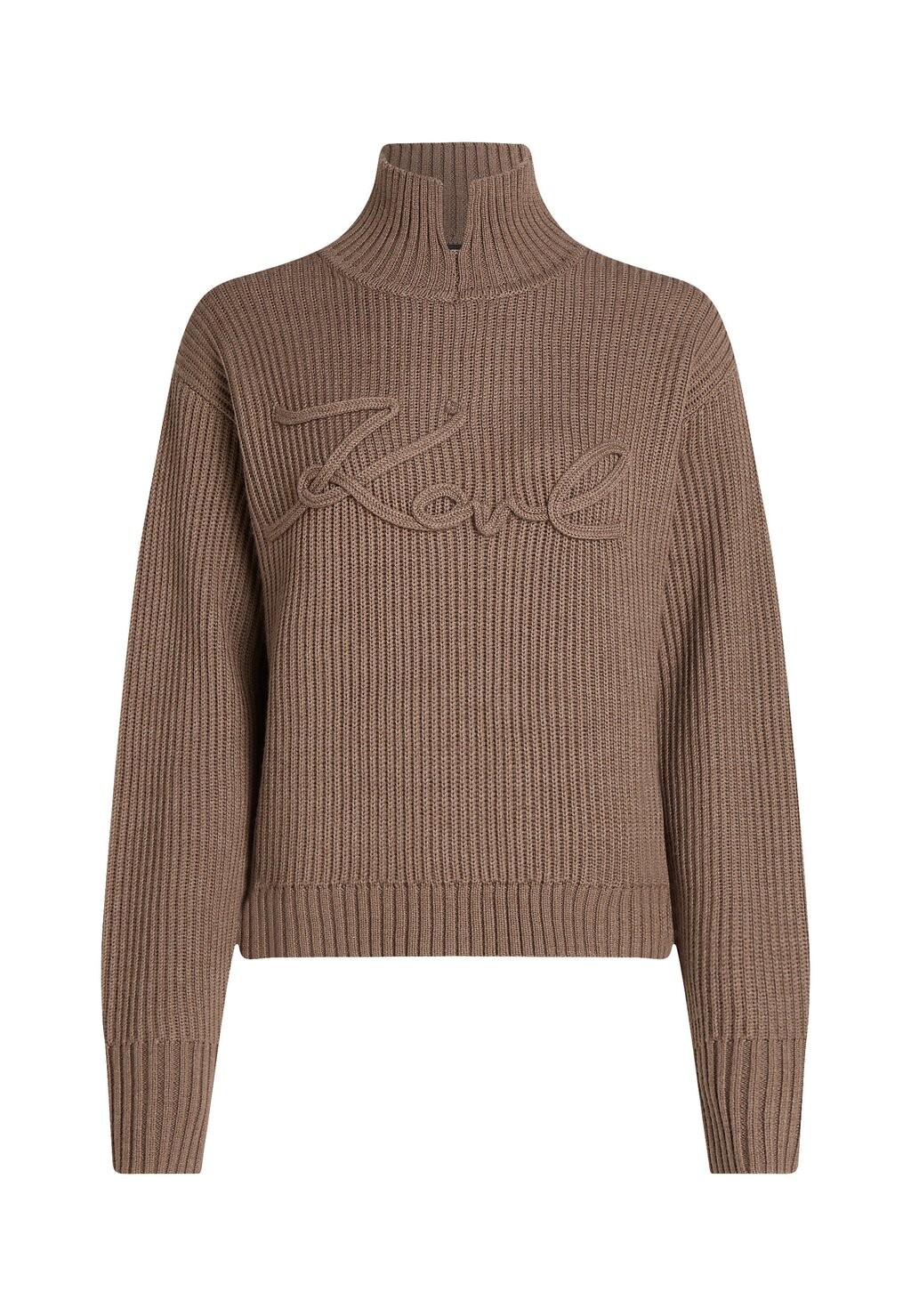 

Джемпер SIGNATURE SOUTACHE KARL LAGERFELD, бежевый
